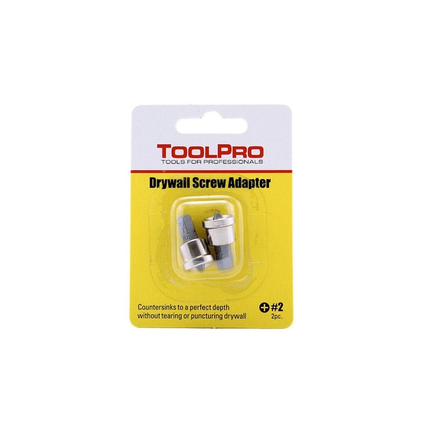 Toolpro Drywall Screw Adapter 2Pack, 2PK TP02152